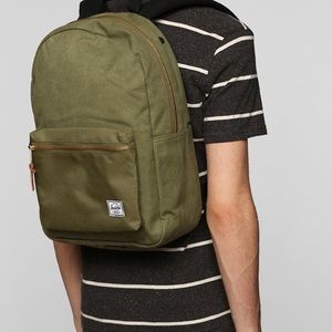 olive herschel backpack